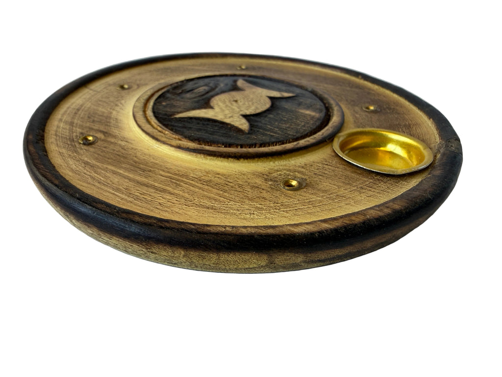 Triple Moon Incense Ash Catcher