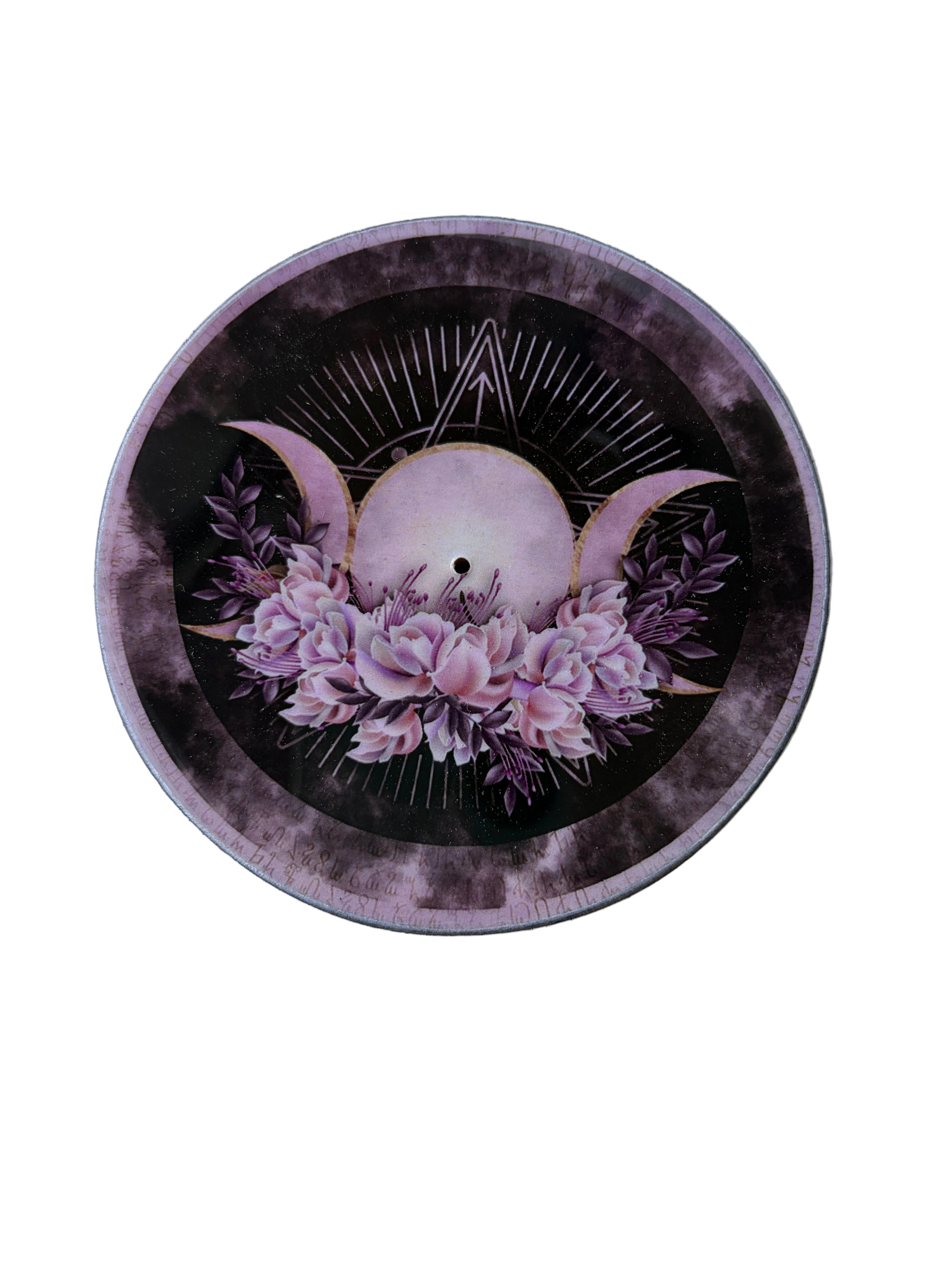 Rose Triple Moon Incense Burner